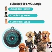 Ultrasonic Dog Bark Deterrent,Anti Barking Device For All Dogs,3-Mode Frequency Settings,32ft Ultrasonic Dog Repeller,Effective Stop Control Bad Behavior Dog Training Tool, Convenient Type-C Fast Charging,Suitable For Multiple Dog Breeds,Pet Intelligent Automatic Dog Trainer,Anti Barking Indoor & Outdoor Dog Repellent Device - Multicolor - View 5