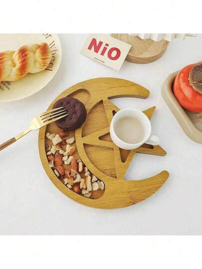 Asymmetrical Density Board Star Moon Tableware, Household Fruit, Dessert, Barbecue, Salad, Dessert Plate