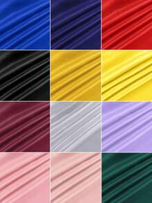 1-6 chiếc khăn trải bàn bằng vải satin đỏ, khăn trải bàn bằng lụa mịn, dây thắt lưng ghế 12inx108in, trang trí phòng và bàn ăn, hoàn hảo cho tiệc, đám cưới, tiệc chiêu đãi, Giáng sinh - Nhiều màu(12in*108in) - Xem 10
