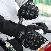 1pc Motorcycle Riding Gloves Full Finger Touchscreen Gloves Outdoor Protective Off-Road Racing Gloves Motorcycle Accessories Essential For Riders Women Men Gift - A - View 7