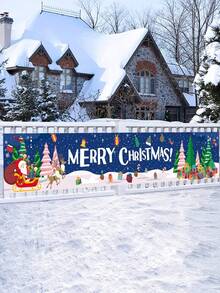 1 لافتة عيد الميلاد كبيرة الحجم، تصميم رجل الزنجبيل وقطار عيد الميلاد وأيل الرنة وسانتا كلوز والثلجي وشجرة عيد الميلاد، قماش خلفية عيد الميلاد، ديكورات عيد الميلاد للمنزل، ديكور حفلة عيد الميلاد، ديكور جدران غرفة عيد الميلاد، ديكور سياج خارجي عيد الميلاد، هدايا عيد الميلاد، ديكور شتوي، زينة عيد الميلاد، 2026 رأس السنة الجديدة