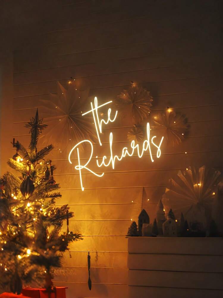 1 pezzo Insegna al neon personalizzata - personalizza con la tua foto o design, luci a LED, luce calda e luminosa, ottima per camera da letto, regalo romantico, decorazione per la casa