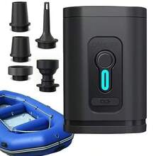 RAF 便携式真空泵,适用于衣物、床垫等,迷你电动气泵,无线气泵,露营必备,便携式无线空气压缩机,充气/放气泵,适用于充气垫、气垫床、船只、游泳圈,情人节和圣诞节礼物折扣 - 彩色 - 查看 7