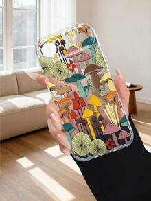 GALLAPLE Mushroom Pattern Phone Case Cover With Cute Cartoon Design Protective Shockproof Slim Fit For Women Men For IPhone 17Promax 17Pro 17Air 17 16Promax 16E 16 15 14 13 12 11 8P 7P 8 7 X XS XSMAX XR Plus Pro S25Ultra S25 S24 S23 S22 S21 Plus FE Case - 無色 - 查看 7