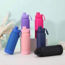 Thermal Bottle With Handle For Gym Use 350ml/600ml/800ml/1000ml/1200ml 26 - 淺藍色 - 查看 2