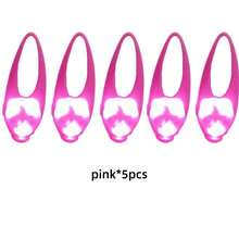 5pcs LED Pet Glow Pendant Collar, Waterproof Dog Collar Light With 3 Lighting Modes, Visible At Night For Outdoor Walking, Silicone LED Dog Collar Tag Light, Decoration For Night Safety, Battery Included - Multicolor - View 29
