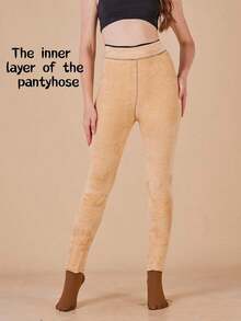 Velvet Thin Pantyhose, Soft Transparent High Elasticity Tight Pants, Women's Shaping Stockings, Four Seasons Style, Suitable For Autumn And Winter Outfits, Essential For Travel And Leisure, High Elasticity, Slimming And Concealing, Sun Protection Slimming, Smooth Surface, Silky Soft Touch, JK College Style, Romantic Design, Suitable For Proms, Banquets And Parties, Role Play Parties, Not Easy To Damage - 粉色 - 查看 4