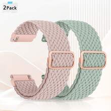 Nylon Watch Bands, Adjustable Braided Loop Straps For Men And Women, 20mm 22mm For Choice - 20, 22 Woven Diamond Pattern - View 39