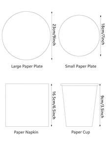 10 Stücke/20 Stücke/50 Stücke/80 Stücke rote Weihnachtsmann Gürtel Weihnachtsparty Zubehör Einweg Geschirr Set Weihnachtsservietten Becher Servietten Weihnachtsparty Dekorationen für Weihnachtsessen Zuhause - Verschiedenfarbig - Übersicht 3
