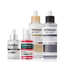 [Dr.Melaxin Official] Peel Shot Glow Rice Ampoule Duo - Serums For Brightening, Exfoliating, And Moisturizing - Suitable For All Skin Types And Shrinks Pores & Fades Blemish Marks In 2 Weeks | Cyano Pink Spicule Serum + Picotonic Shot Ampoule