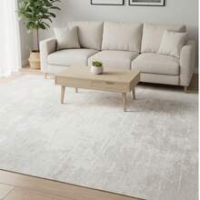 1PC Machine Washable Large - Size Modern Light Beige Textured Pattern Area Mat Rug Indoor Living Room Dining Room Decorative Rug With Stylish Light Beige Textured Pattern Design Durable Easy Clean Floor Mat For Home Decoration Kitchen Rug