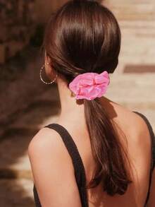 Pacote com 16 scrunchies de cetim para mulheres, mais macios que seda, ideais para o cabelo. Perfeitos para estilizar cabelos finos e grossos. Acessórios para cabelo, scrunchies e acessórios casuais para rabo de cavalo.