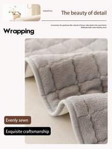 1件加厚绗缝法兰绒沙发垫，现代简约风格，宠物友好，防污防滑沙发套，秋冬季防刮沙发保护套，适用于L型组合沙发和1/2/3/4座沙发（单独出售） - 淺灰色 - 查看 7