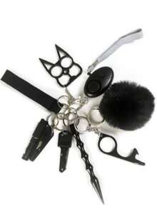 kit de defensa  personal especial para mujer - Negro - Ver 1