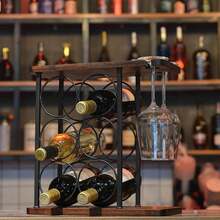 Tabletop Wine Racks - 黑色 - 查看 5
