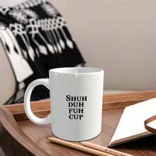 1pc Funny STFU Mug - Shuh Duh Fuh Cup, Non-Slip Base, Office & Travel Cup, Funny Workplace Gift For Coworkers, Valentine's, Father'S Day, Labor Day - Hand Wash Only, Reusable Coffee Mug For Home, Parties, Or Everyday Use, Party Favor, Humorous Design, Sturdy Construction, Novelty Drinkware, Party Planners, Grandmother, Ministry, Minister, Cup About To Be Little Grandmother, Coffee Mug, Cup - Màu xanh hải quân - Xem 6