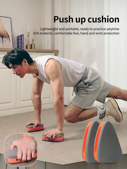 حواجز الضغط ، وسادات اليد للزحف ، وسادات الانزلاق ، لوحة تدريب الضغط ، وسادات تمرين اللياقة البدنية المنزلية للصدر والبطن