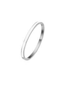 1条彩色珐琅手链，3毫米纤细不锈钢简约浪漫女士手链，永不褪色 - 3mm銀色 - 查看 15