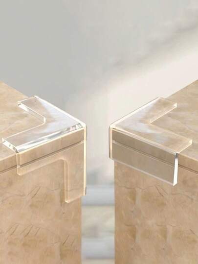 1 Piece Of Transparent Silicone Anti-Collision Corner Protector - Suitable For Sockets And Table Edges, Durable Safety Protector For Homes And Offices, Clear Design, Easy To Detect, Table Edge Protection, Modern Home Decoration, Smooth Surface