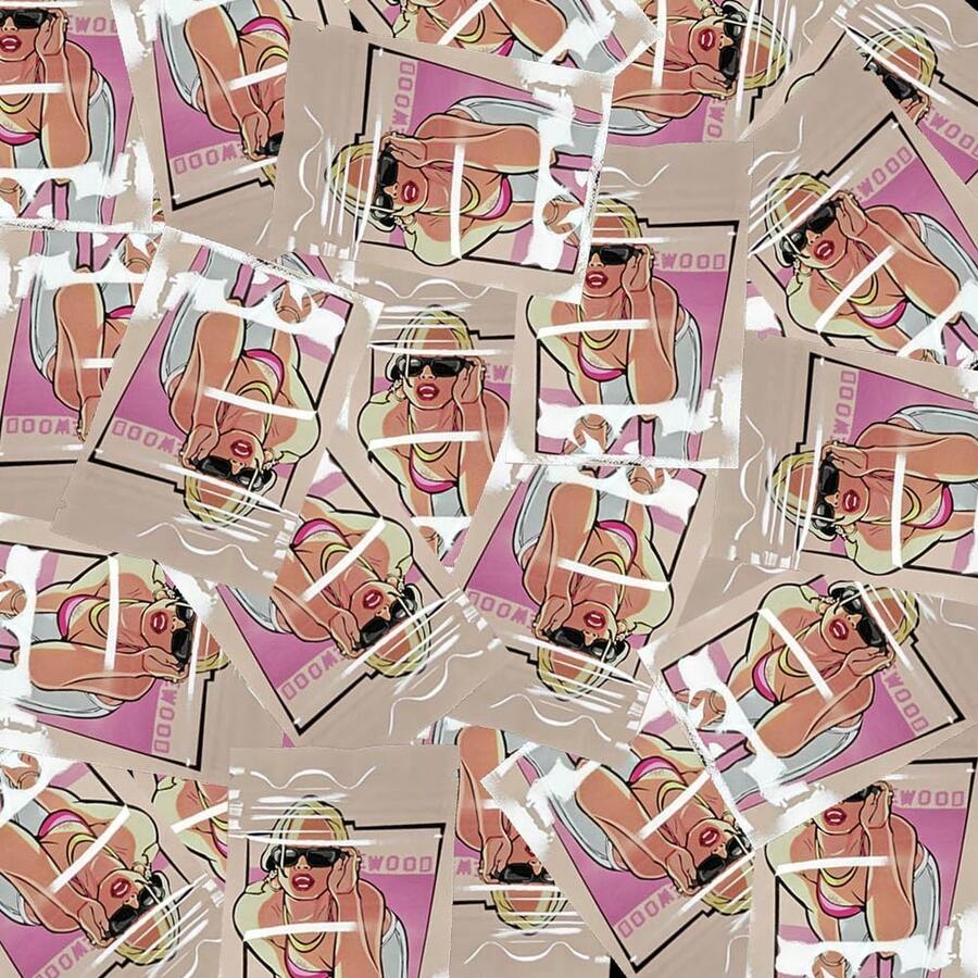 100pcs Mylar Bags With Clear Window,Smell Proof Zip Lock Bags,Waterproof Self-Sealing Aluminum Foil Bag,Resealable Mini Plastic Storage Bags - Multicolor - View 1