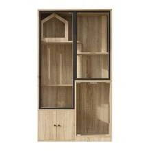 Pet Storage & Organization - Natural + MDF+Glass - View 2