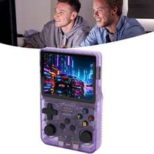 Retro Handheld Console, With More Than 20,000 Games, With 64 GB Of Memory, Model R36S - Purple - View 6