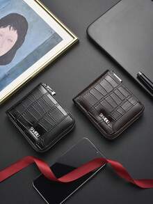 New Men's Short Wallet Vintage Multi-Slot Casual Coin Purse Large Capacity Wallet - Multicolor - View 2