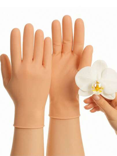 Guantes Hidratantes de Silicona | Manos Suaves en 15 Minutos | Spa en Casa | 3 Colores | Reutilizables, Lavables | Mujeres y Hombres | Hidratación Nocturna Efectiva