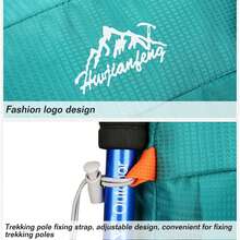 20L Hiking Backpack For Men Women Foldable Packable Ultra Lightweight Daypack For Travel Camping Outdoor - màu xanh lá - Xem 7