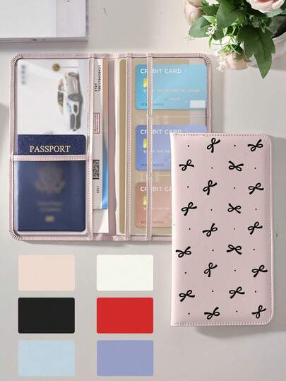 Black Bow Tie Car Registration And Insurance Card Holder, PU Leather Glove Box Organizer, Car Registration And Insurance Card Holder, Car Truck Document Wallet, Travel Essential, Back To School Supplies, Holiday Must-Have, Vacation Accessory, Passport Holder, Passport Cover, Passport Wallet, An Ideal Gift For Car, Truck, Motorcycle And Trailer Owners, And Also An Excellent Choice For Christmas, New Year Gifts