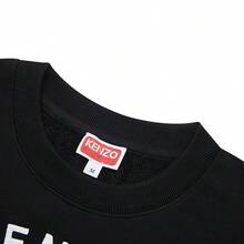 Kenzo 女式黑色棉质大象图案休闲圆领套头衫 FD6 2SW093 4MF 99J - 黑色 - 查看 3