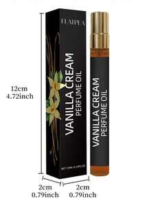 10 ml/0,34 Fl Oz Cremă de vanilie cu parfum de lemn de santal, subțire și portabilă pentru uz casnic/zilnic/călătorii, parfum de lungă durată cu amestec de vanilie de lici, chihlimbar, caramel, lemn de santal, note de cremă, efect relaxant, cadou ideal de Crăciun și Ziua Îndrăgostiților. - Cremă de vanilie - Vizualizare 10
