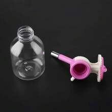 Botella de Agua Colgante para Perros, dispensador de Perrera para Mascotas, Bebedero de Jaula de Alambre, Botella dispensadora sin Goteo para jaulas, Cajas de Pared (150ml) - 1 - Ver 5