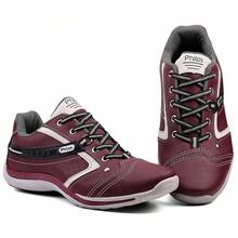 Men's Philos Casual Sneakers - 酒紅色 - 查看 1