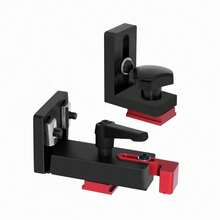 铝合金T型槽斜切导轨止动连接器，用于木工DIY工具中的滑动导轨固定和斜切规固定