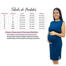 PREGNANT CLOTHING COMPANY LTDA - EPP Midi Dress For Maternity And Nursing - 藏蓝色 - 查看 4