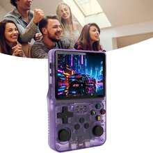 Retro Handheld Console, With More Than 20,000 Games, With 64 GB Of Memory, Model R36S - Purple - View 7