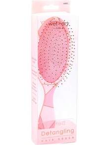 Cepillo ovalado para desenredar cabello húmedo y seco - coral - Ver 4