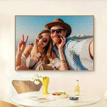 Custom 70/120/300/500 Piece Photo Jigsaw Puzzle - Personalized Gift For Weddings, Birthdays, Valentine's Day, Mother's Day, Father's Day, Back-To-School Season, Halloween, Christmas, New Year - High-Quality Print, Premium Material, Party Hosts, Festive Design - Multicolor - View 4