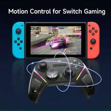 EasySMX D10 Wireless Bluetooth PC Game Controller - Equipped With TMR Joystick, Dual Triggers, Mechanical Buttons, Smart Charger, 1000Hz Polling Rate, Compatible With PC/Switch/NS/TV/Steam - Multicolor - View 10