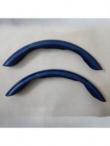 2件四季通用汽车方向盘套碳纤维运动超薄防滑汽车方向盘卡套车改装方向盘卡套激光碳纤维纹超薄通用防滑半套卡装饰车把手套适用于车船方向盘万能套 - 均碼 - 查看 14