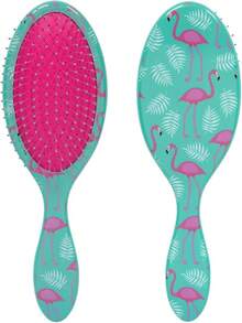 Cepillo ovalado para desenredar cabello húmedo y seco - coral - Ver 2