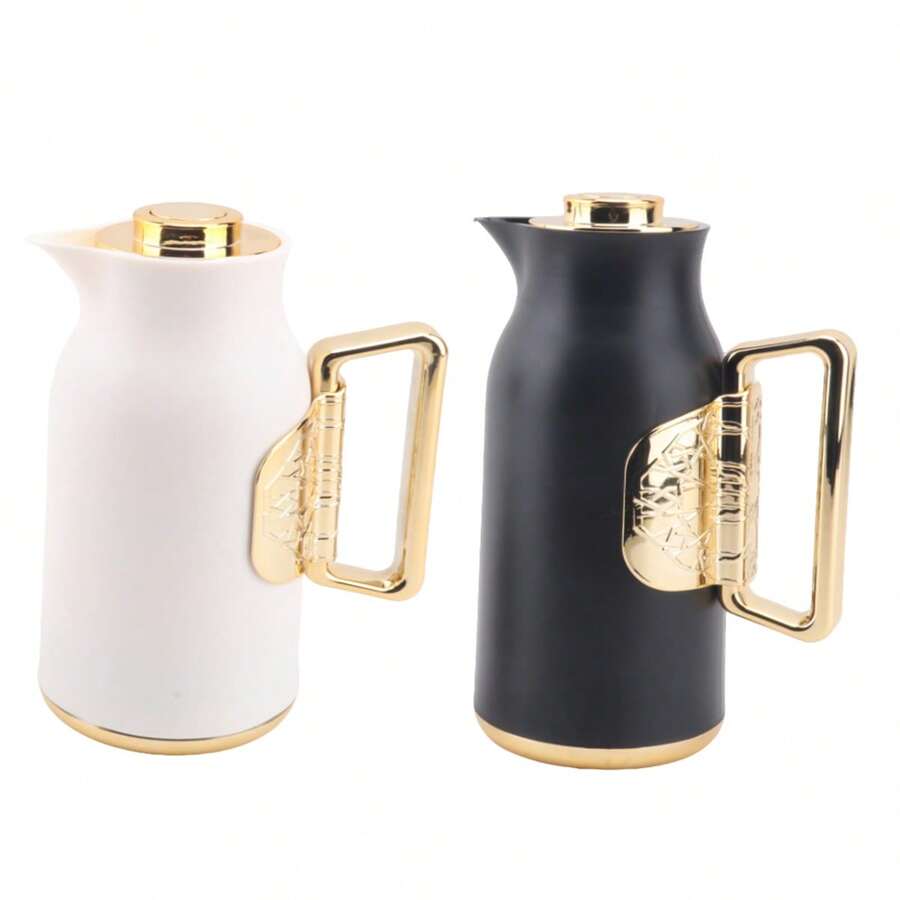 1000ml Thermal Coffee Carafe Double Walled For Hot Drinks Hot 12Hours/Cold 24 Hours, Coffee Dispenser, Coffee Server Tea Pot Water Bottle - Multicolor - View 1