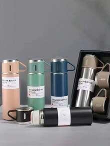 2026 New Arrival: A Winter Mug With Three Lids, Double-Walled Vacuum Insulated Travel Coffee Mug, Stainless Steel Mug, Portable Latte Mug, Travel Water Bottle, Stainless Steel Coffee Pot, Iced Tea Mug, Portable Latte Coffee Mug, Travel Drinking Cup, Double-Walled Stainless Steel Coffee Pot, Stainless Steel Iced Tea Mug