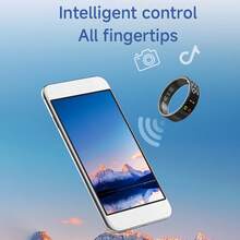 NEUE 2025 Bildschirmsteuerung Smartring, IP68 wasserdicht, Zeitanzeige, Schrittzähler, Akkuanzeige, Kurzvideo-Steuerung, Surfen im Internet, Fotosteuerung, extrem lange Akkulaufzeit, schlichtes Design, immer zuhause dabei