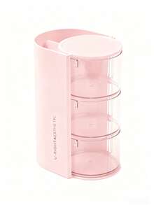 صندوق تخزين اكسسوارات الشعر للأطفال قطعة واحدة، مشابك شعر دوارة للبنات، ربطات شعر مطاطية، شرائط شعر، دبابيس شعر، صندوق مجوهرات