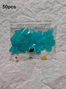 500/200pcs-Luminous Pebbles,Glow In Dark Rocks Luminous Stone Garden Accessories Micro Landscape Fish Tank Decoration Outdoor Patio Lawn Yard Kit Pebble Vase Stuffing Glow In The Dark Garden Pebbles Stones Rocks For Yard And Walkways Decor DIY Decorative Luminous Stones