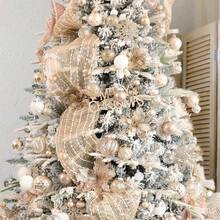 22 pezzi di palline di Natale in plastica infrangibili, decorazioni da appendere per albero di Natale, con riempimenti delicati e luccicanti, adatte per decorazioni natalizie, feste di Ognissanti e altre decorazioni
