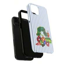 The Very Hungry Caterpillar Phone Case – Cute Colorful Insect Cartoon Fruit Design Protective Cover, Striped Background Gift - 1pc - 查看 7