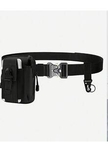 1件套2025新款户外战术腰包套装，多功能尼龙战术腰带，手工制作，轻便，适合作为男士礼物 - 彩色 - 查看 2